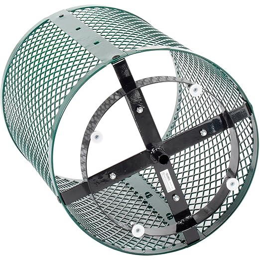 Global Industrial Outdoor Diamond Steel Trash Can - Image 6