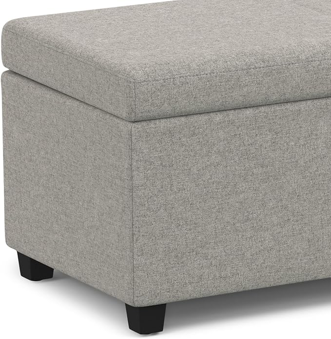 SIMPLIHOME Avalon 54 inch Wide Contemporary Rectangle Extra Large Storage - Image 6
