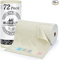 Matthew Microfiber Cleaning Cloth Roll 72Pack Reusable Paper Towels&Washable by MATTHEWCLEANINGPRODUCTS