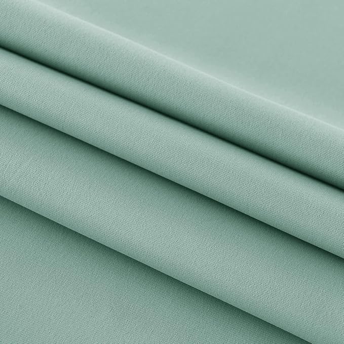 DWCN French Door Curtains – Rod Pocket Thermal Blackout Curtain - Image 5
