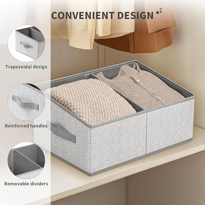 DIMJ Trapezoid Storage Bins for clothes - Image 4