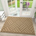 Door Mat Indoor Doormat, Entryway Rug Door Mats Non-Slip Rubber Backing by JEEDOVIA