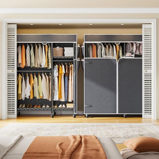 Raybee Clothes Rack with Cover, Clothing Racks - Image 7