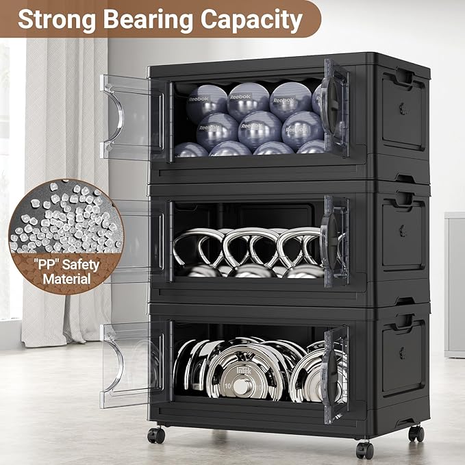 BROVIEW 360Qt Lockable Stackable Storage Bins - Image 6
