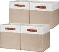 HNZIGE Fabric Baskets for Organizing 13x13 Storage Cubes, Cloth Storage Bins by HNZIGE