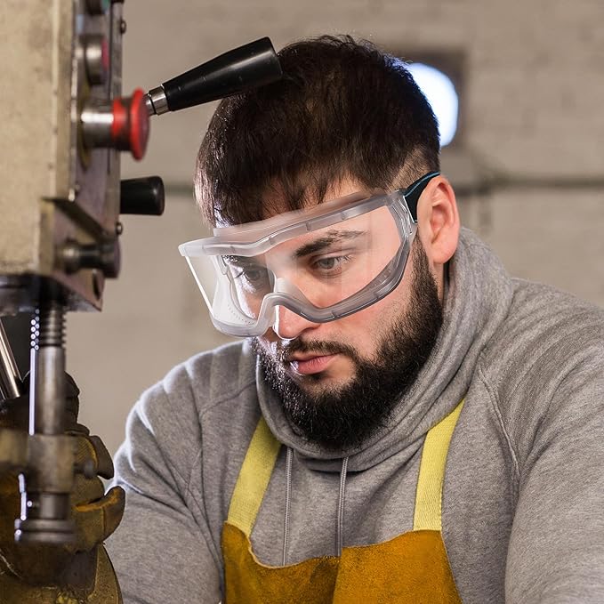 Chemistry Lab Safety Goggles, that Fit Over Glasses, Scientific, Construction - Image 5