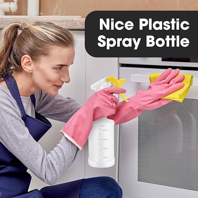 Eccliy 12 Pcs 16 Oz Plastic Spray Bottle, Adjustable Empty Reusable Sprayer - Image 7