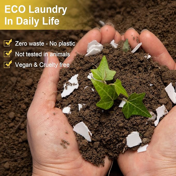 Laundry Detergent Sheets, Biodegradable Plastic Free Liquidless Laundry Sheets - Image 5