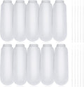 LEIFIDE 10 Pieces Lint Traps for Washing Machine Hose and Cable Ties Set by LEIFIDE