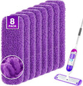 Reusable Mop Pads for Swiffer PowerMop, 8 Pack Microfiber Mop Pad Refill by Unimade