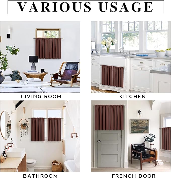 RYB HOME Blackout Curtains for RV Camper Windows, Privacy Thermal Insulating - Image 7