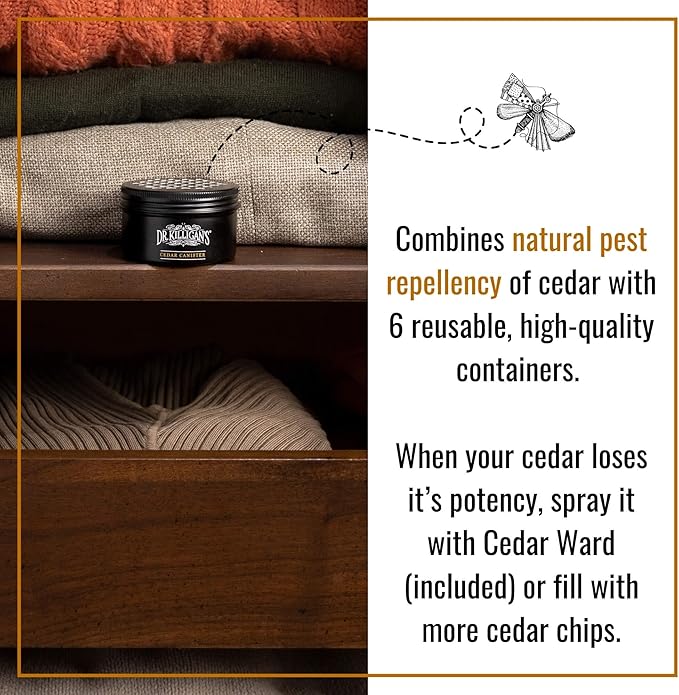 Dr. Killigan's Cedarwood Chip Canisters - Image 4