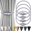 4 Pack Magnetic Curtain Tiebacks Rope Modern Handmade Curtain Tie Backs by CurtianTiebacks