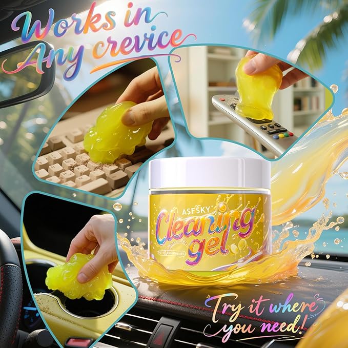ASFSKY Car Cleaning Gel Cleaning Putty Universal Dust Cleaning Car Interior - Image 3