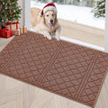 REFETONE Indoor Doormat, Front Back Door Mat 32"x48" Absorbent Rubber Backing by Refetone