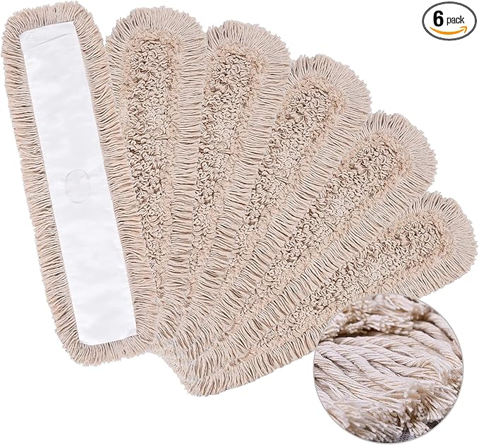Matthew Cleaning 36'' Cotton Dust Mop Refill Washable Thick Tufted Replacement by MATTHEWCLEANINGPRODUCTS