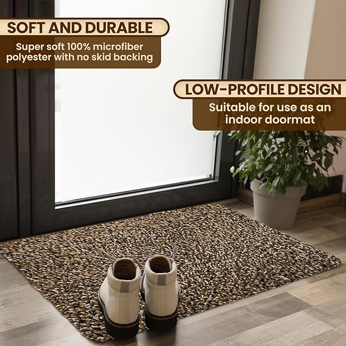 Premium Microfiber Indoor Door Mat – 36"x60" Washable Entry Mat, Waterproof - Image 2