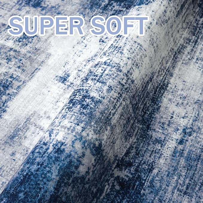IOHOUZE Abstract Runner Rug 3x14 Ft Washable Runners - Image 6