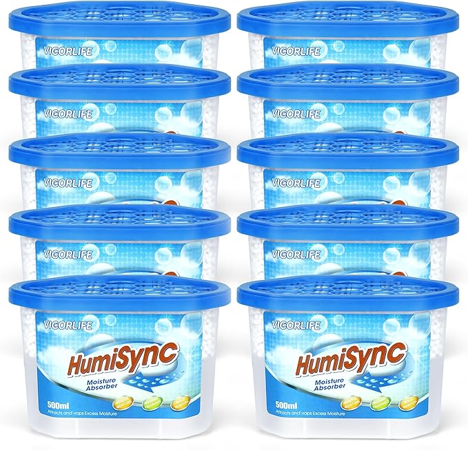 Moisture Absorbers 10 Pack, Portable Humidity Absorber Boxes - Image 2