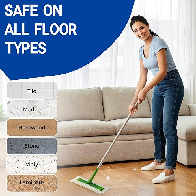 Dry Sweeping Cloths Disposable Mop Refills Floor Dust Mop Pad, Floor Cloth - Image 5