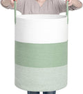 CLHMILY&Z 100L Laundry Basket Round Storage Rope Basket by ClhmilyZ