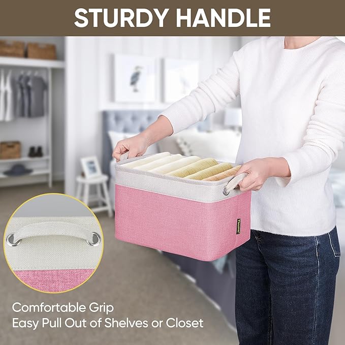 BALEINE 4 Pack Fabric Storage Bins - Image 8