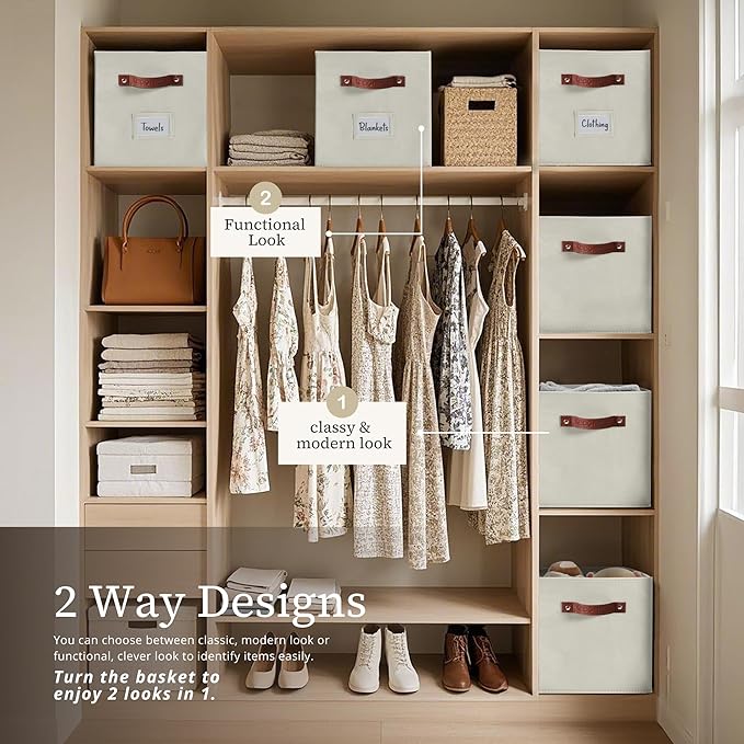 DECOMOMO Storage Bins, Cube Storage Bin - Image 4