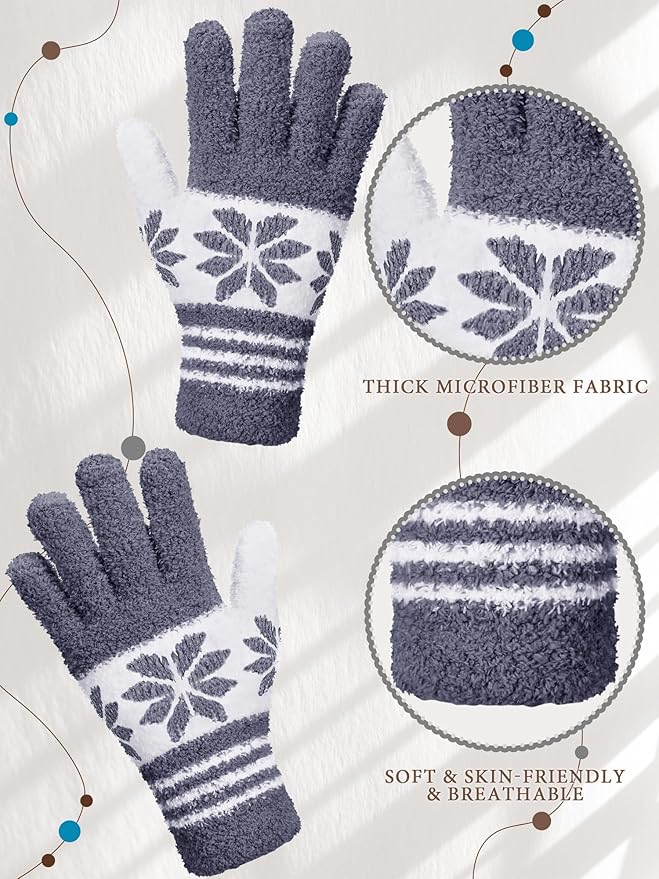 Patelai 3 Pairs Microfiber Plant Dusting Gloves Leaf Cleaning Gloves - Image 3