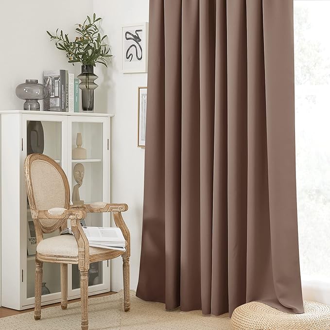 RYB HOME Curtains for Bedroom 72 inches Long, W 34 x L 72, 2 Panels - Image 5