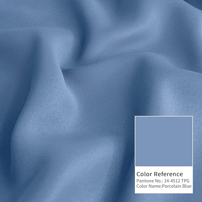 BGment Denim Blue Curtains 84 Inches Length - Image 7
