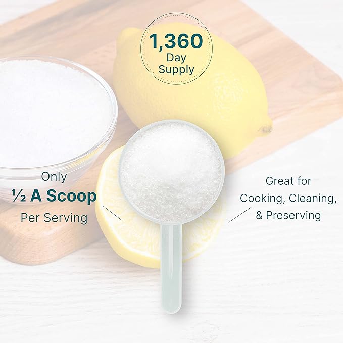 Citric Acid 6 Pounds | Fine Granular Powder, Food Grade, Bulk Supply – Potent - Image 5