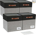 Collapsible Fabric Storage Cube Bins by Bagnizer