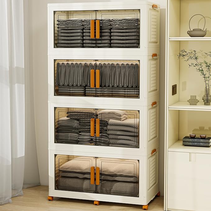 4 Tier Extra Large Stackable Storage Bins - Image 7