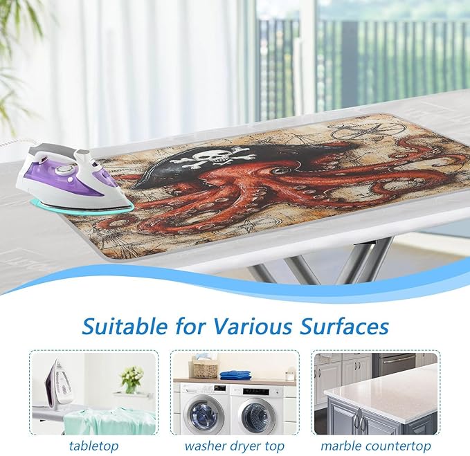 Octopus Pirate and Compass Ironing Mat - Image 5