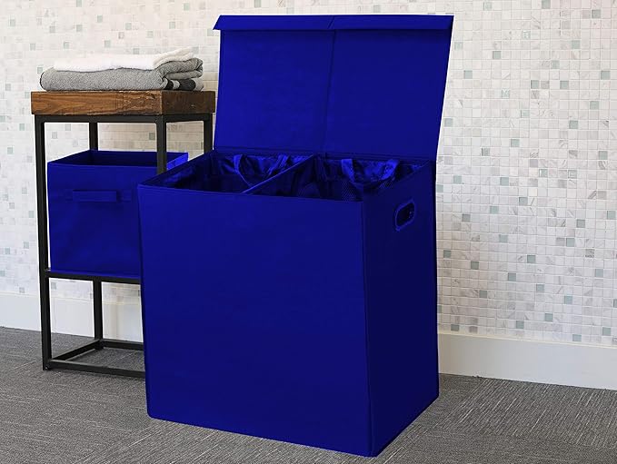 Simple Houseware Double Laundry Hamper - Image 5
