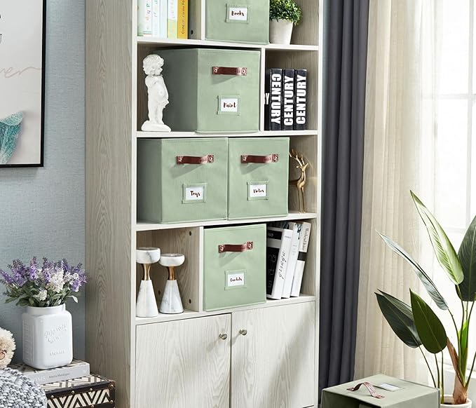 DECOMOMO Storage Cubes, Fabric Organizer Bins - Image 2