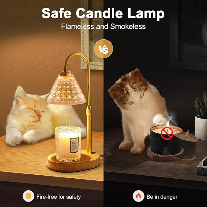 Candle Warmer Lamp with Timer Dimmable, Birthday Gifts - Image 7