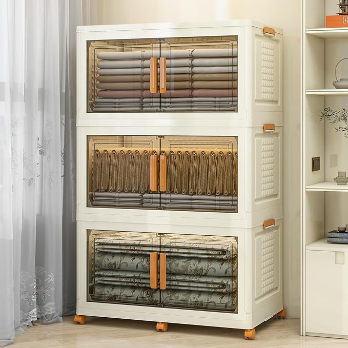3 Tier Extra Large Stackable Storage Bins - Image 8