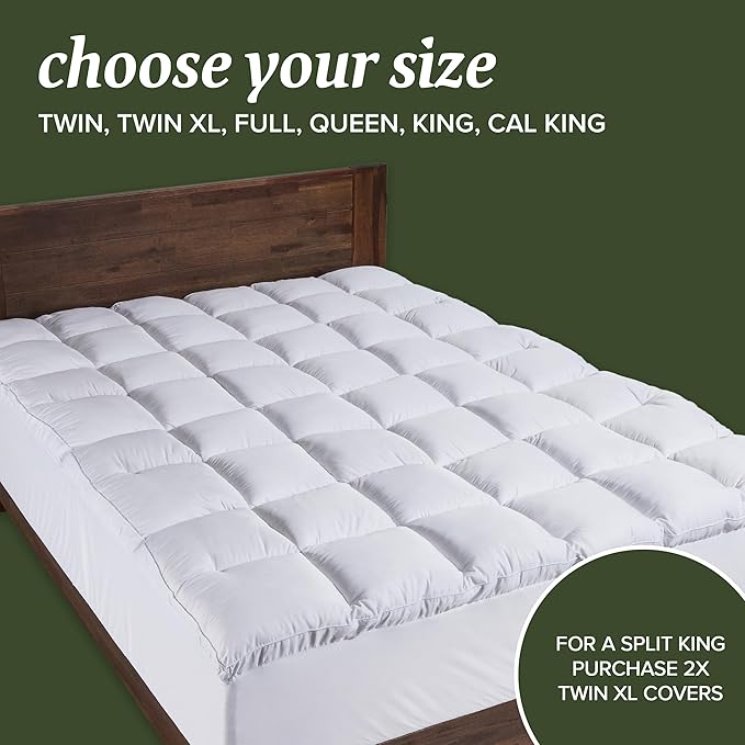 Beckham Hotel Collection Full Size Hybrid Mattress Protector & Pad - Image 8