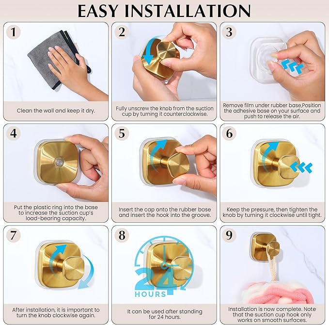 Suction Cup Hooks for Shower - Image 6