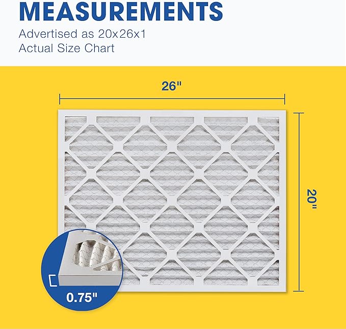 Aerostar 20x26x1 MERV 13-6 Count - Image 2