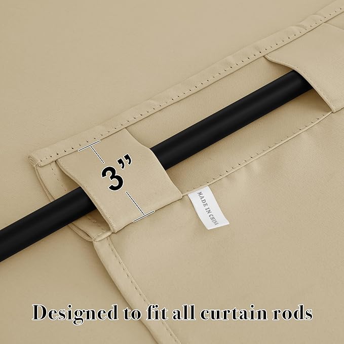 RYB HOME Small Window Curtains - Image 3