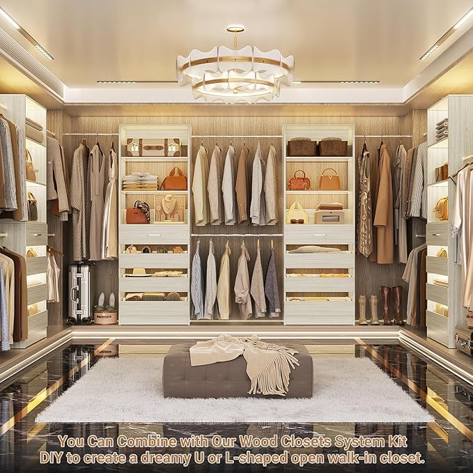 Aheaplus Closet System, 6-15Ft Closet Organizer - Image 2