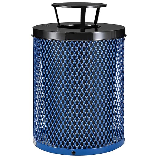 Global Industrial Outdoor Diamond Steel Trash Can by GlobalIndustrial