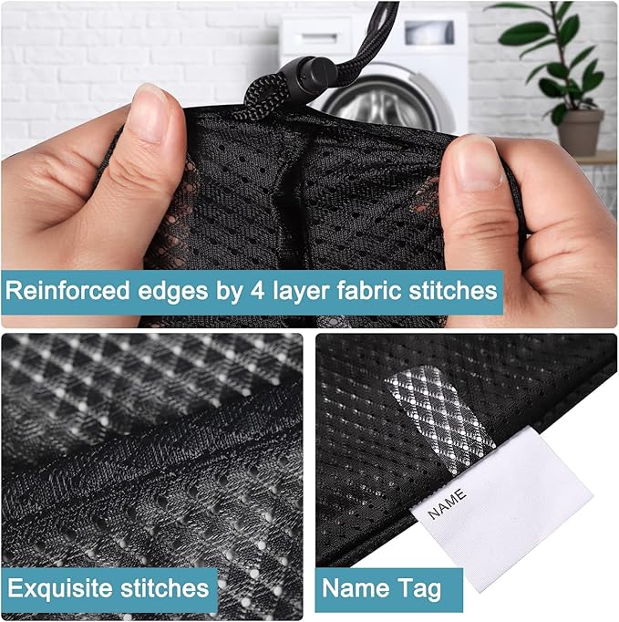 Polecasa Diamond Mesh Laundry Bags, 24 x 36 inches Heavy Duty Mesh Laundry Bag - Image 4