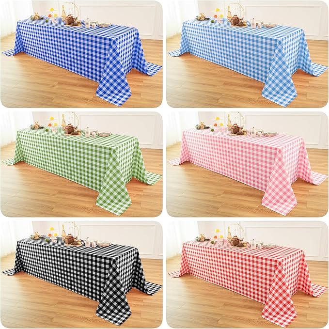 Classic Gingham Tablecloth Fabric - Image 5