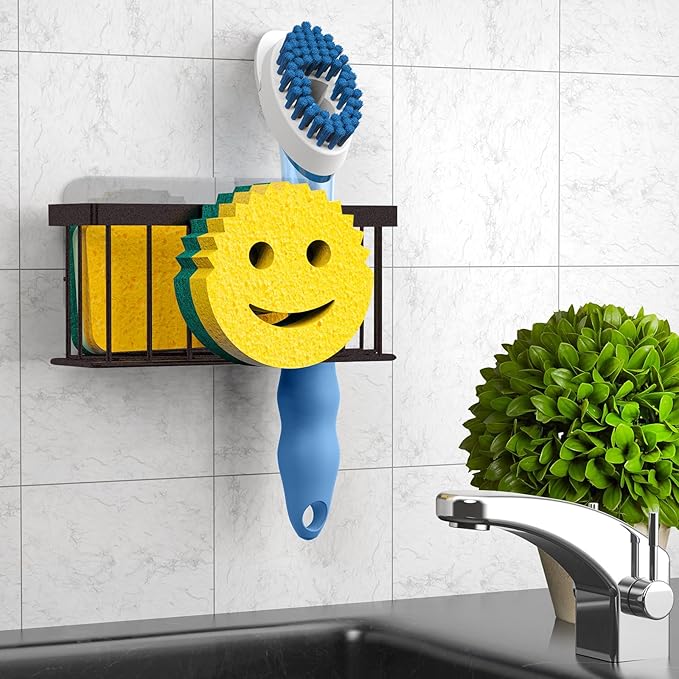 Sponge Holder Smiley Face, Sink Caddy, Sink Organizer - Image 6