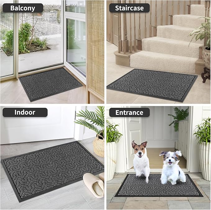 Yimobra Extra Large Door Mat Outside Entrance 60x32, Waterproof Heavy Duty - Image 7