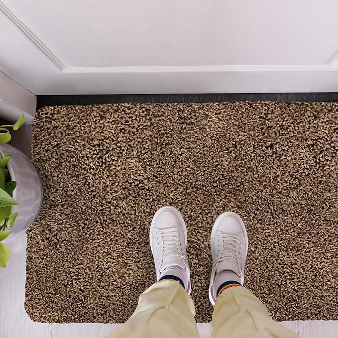 Premium Microfiber Indoor Door Mat – 32"x48" Washable Entry Mat, Waterproof - Image 3