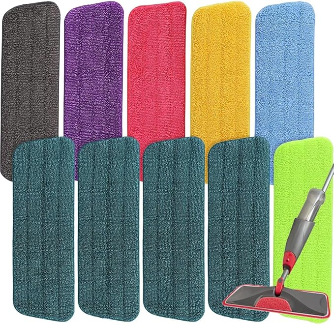 16.5 inch Microfiber Mop Pads for Rubbermaid Reveal Spray Mop and Any 16.5" by Sgizoku